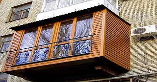 Внешняя отделка балкона Ефремов цена от 1059 руб. м/2.